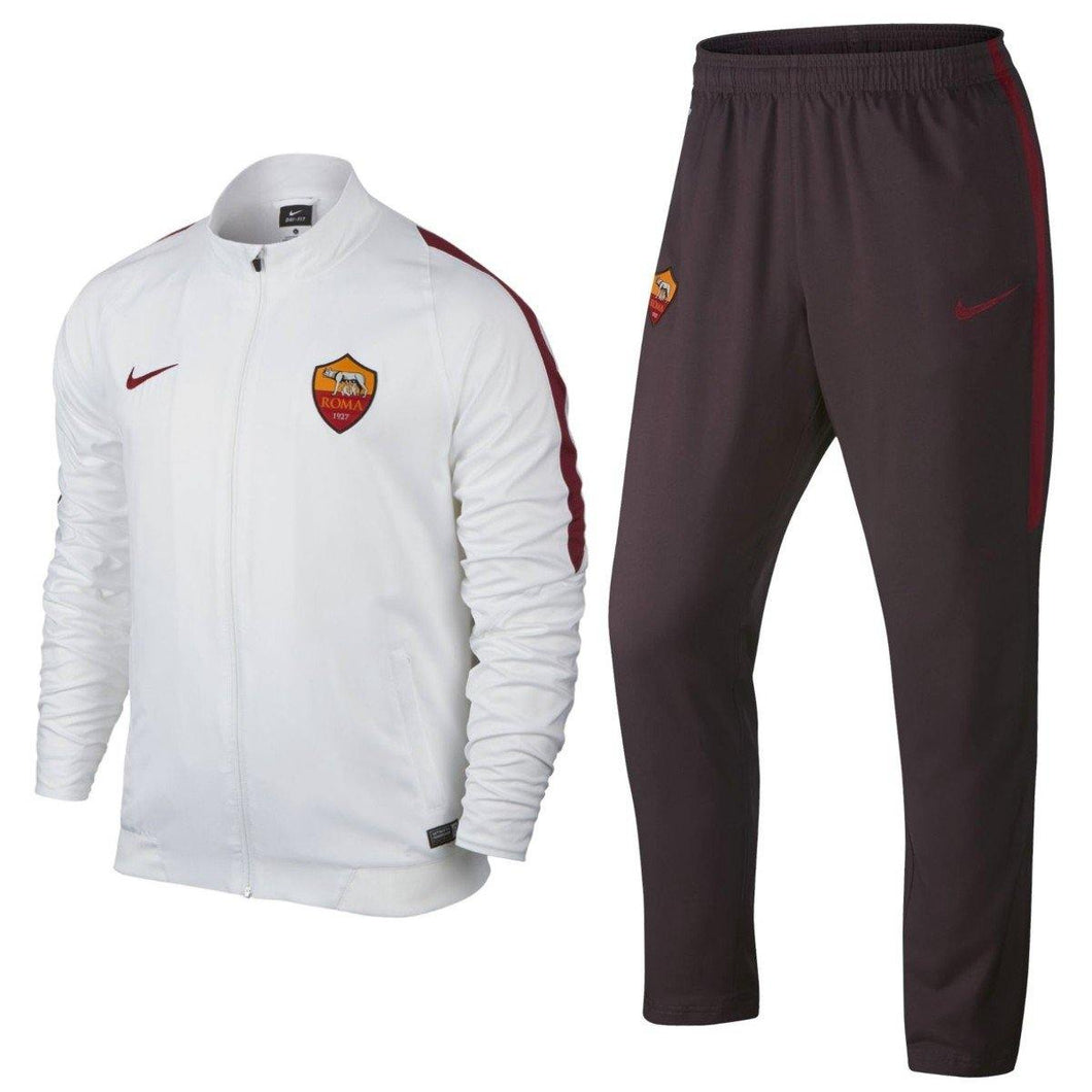 As Roma Presentation Soccer Tracksuit 2015/16 - Nike - SoccerTracksuits.com