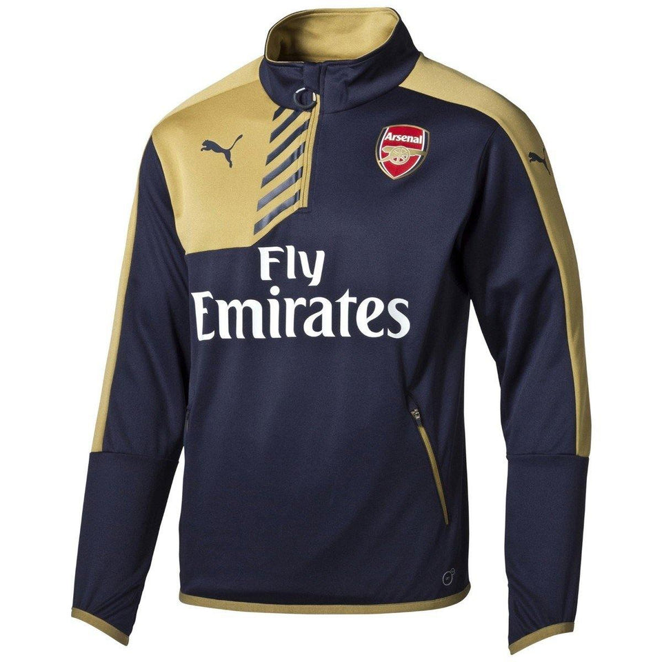 Arsenal Fc Navy Training Soccer Tracksuit 2015/16 - Puma - SoccerTracksuits.com