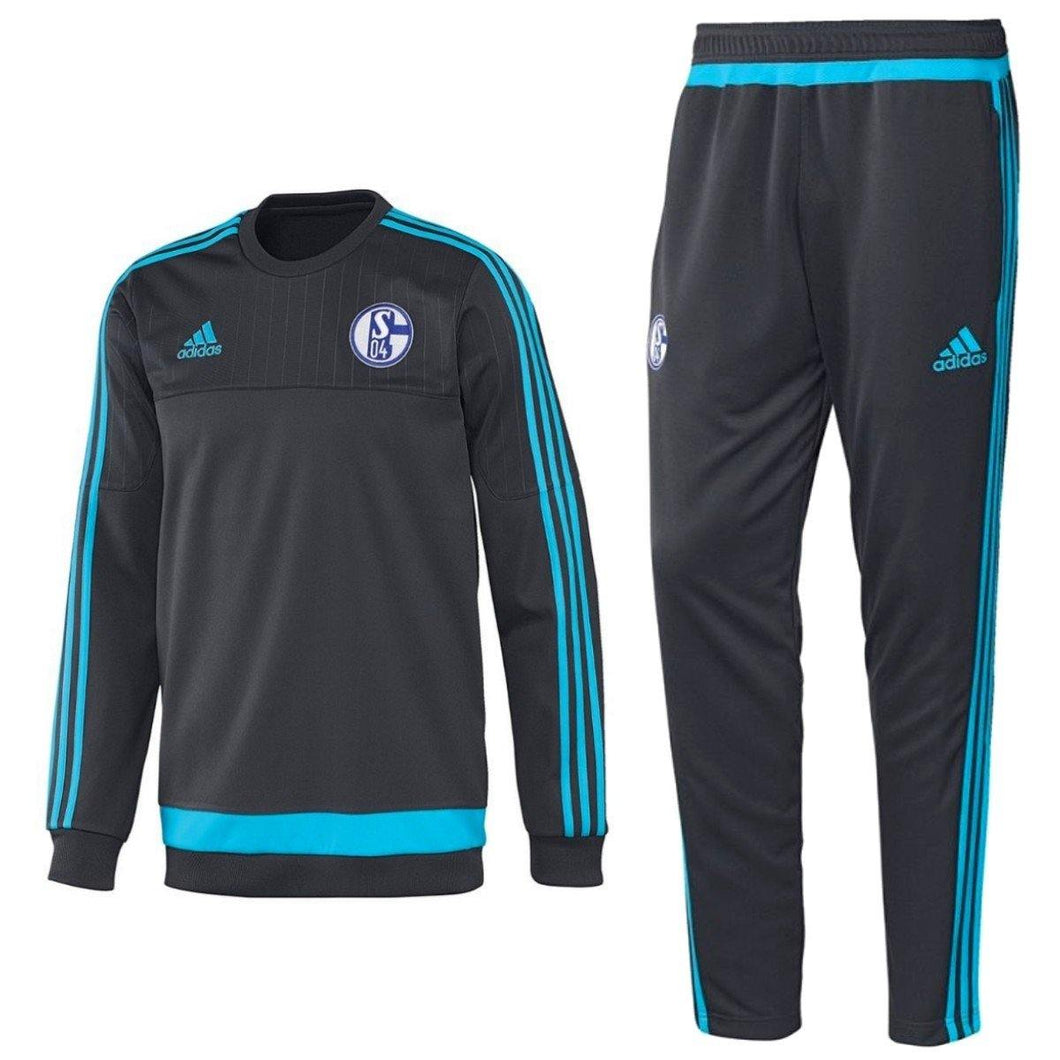 Fc Schalke 04 Training Soccer Tracksuit 2015/16 - Adidas - SoccerTracksuits.com