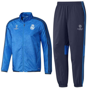 Real Madrid Ucl Presentation Soccer Tracksuit 2015/16 - Adidas - SoccerTracksuits.com