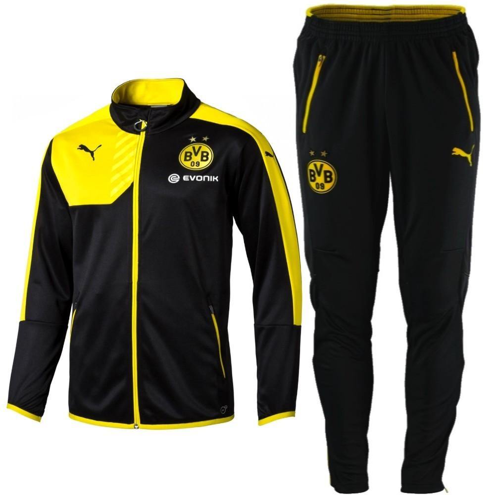 Borussia Dortmund Technical Training Soccer Tracksuit 2015/16 - Puma - SoccerTracksuits.com