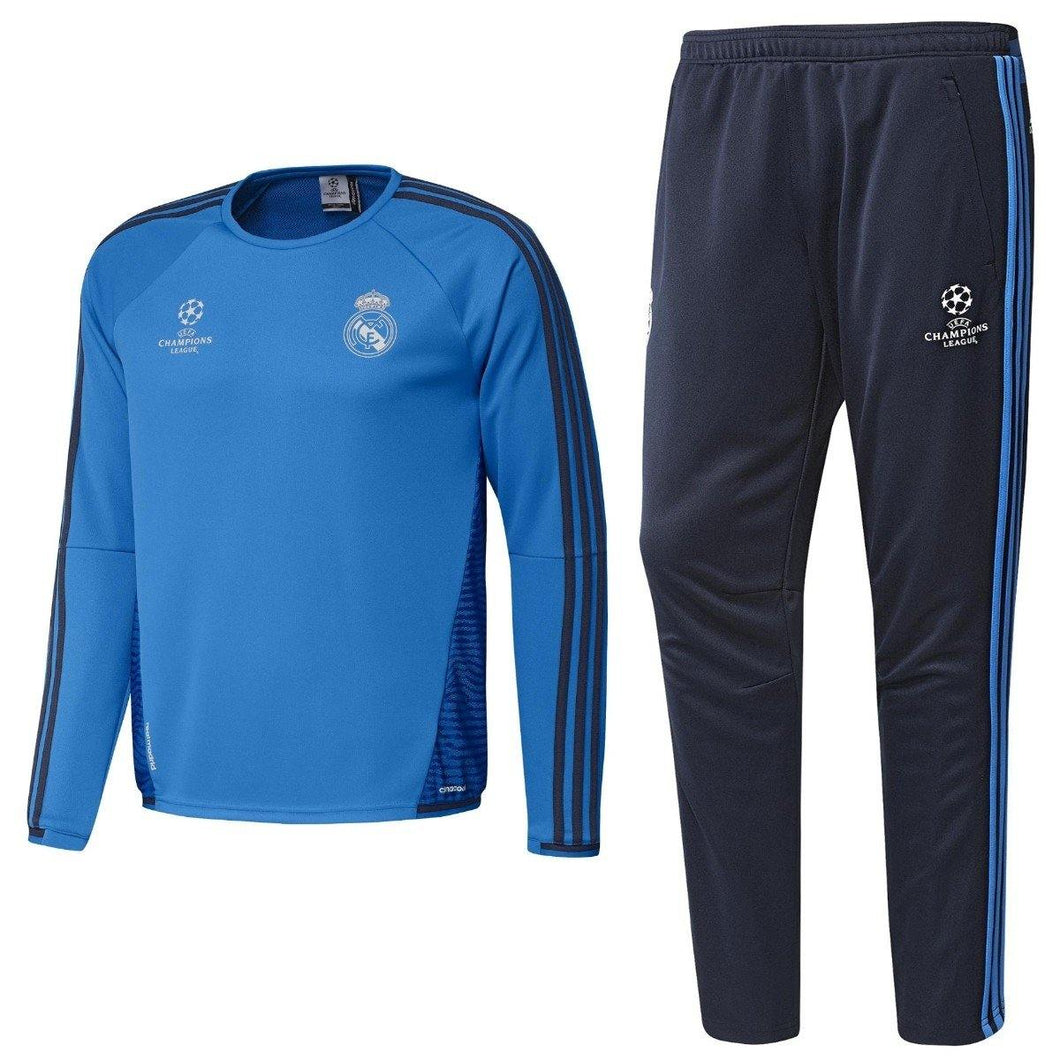 Real Madrid Ucl Training Soccer Tracksuit 2015/16 - Adidas - SoccerTracksuits.com