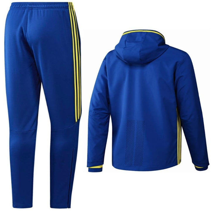 Spain Presentation Soccer Tracksuit Euro 2016 Blue - Adidas