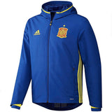 Spain Presentation Soccer Tracksuit Euro 2016 Blue - Adidas - SoccerTracksuits.com