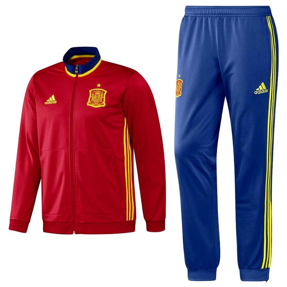 Spain Training Soccer Tracksuit Euro 2016 - Adidas - SoccerTracksuits.com