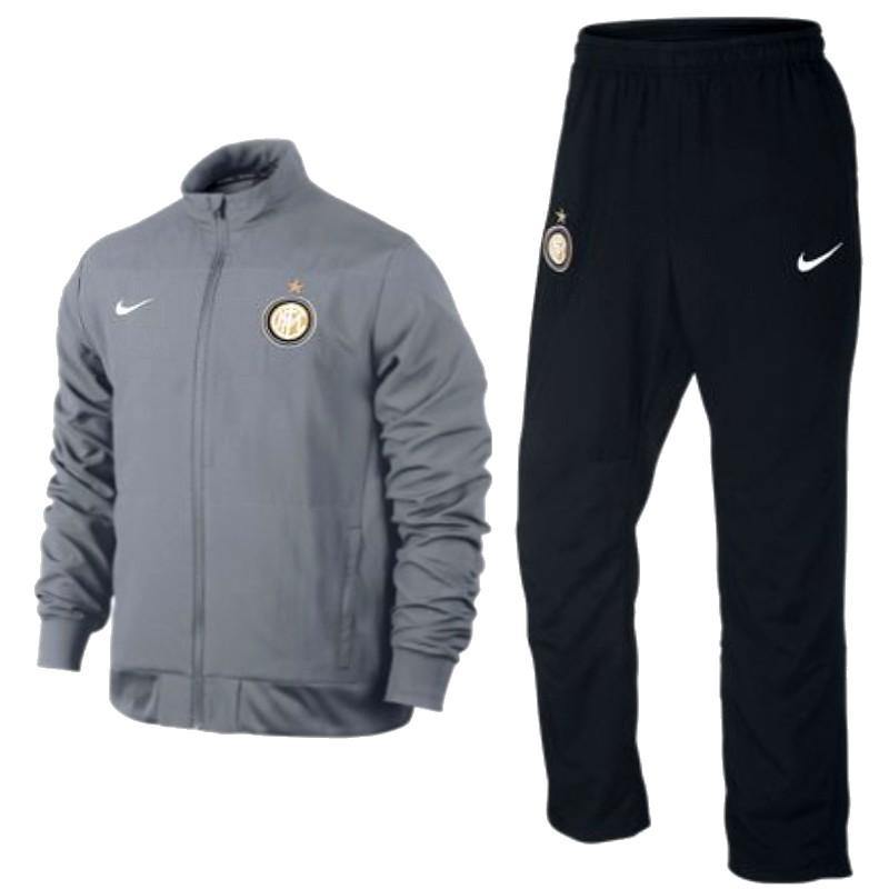 Inter Milan Presentation Soccer Tracksuit 2014 - Nike - SoccerTracksuits.com