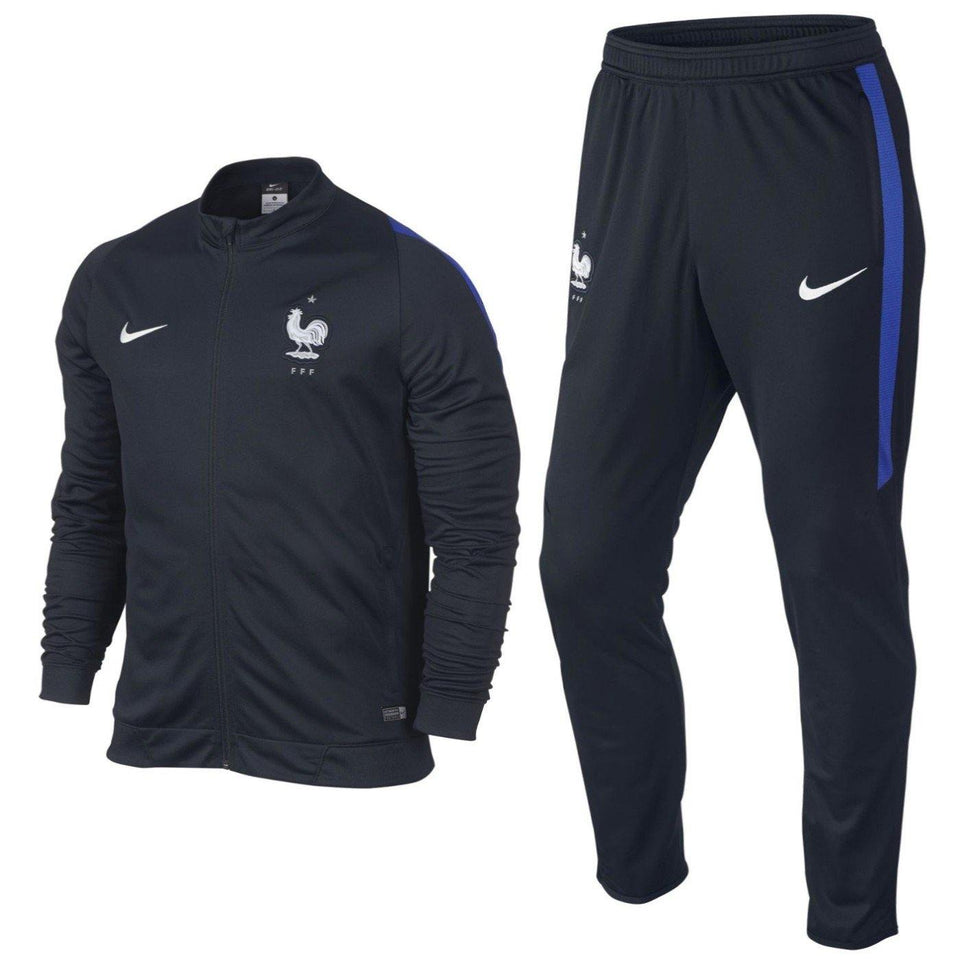France Team Training Soccer Tracksuit 2016/17 - Nike - SoccerTracksuits.com