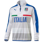 Italy Technical Training Soccer Tracksuit 2016/17 White - Puma - SoccerTracksuits.com