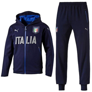Italy National Team Cotton Presentation Soccer Tracksuit 2016/17 - Puma - SoccerTracksuits.com