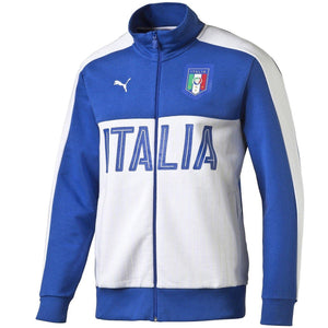Italy Fans Cotton Presentation Soccer Tracksuit 2016/17 White - Puma - SoccerTracksuits.com