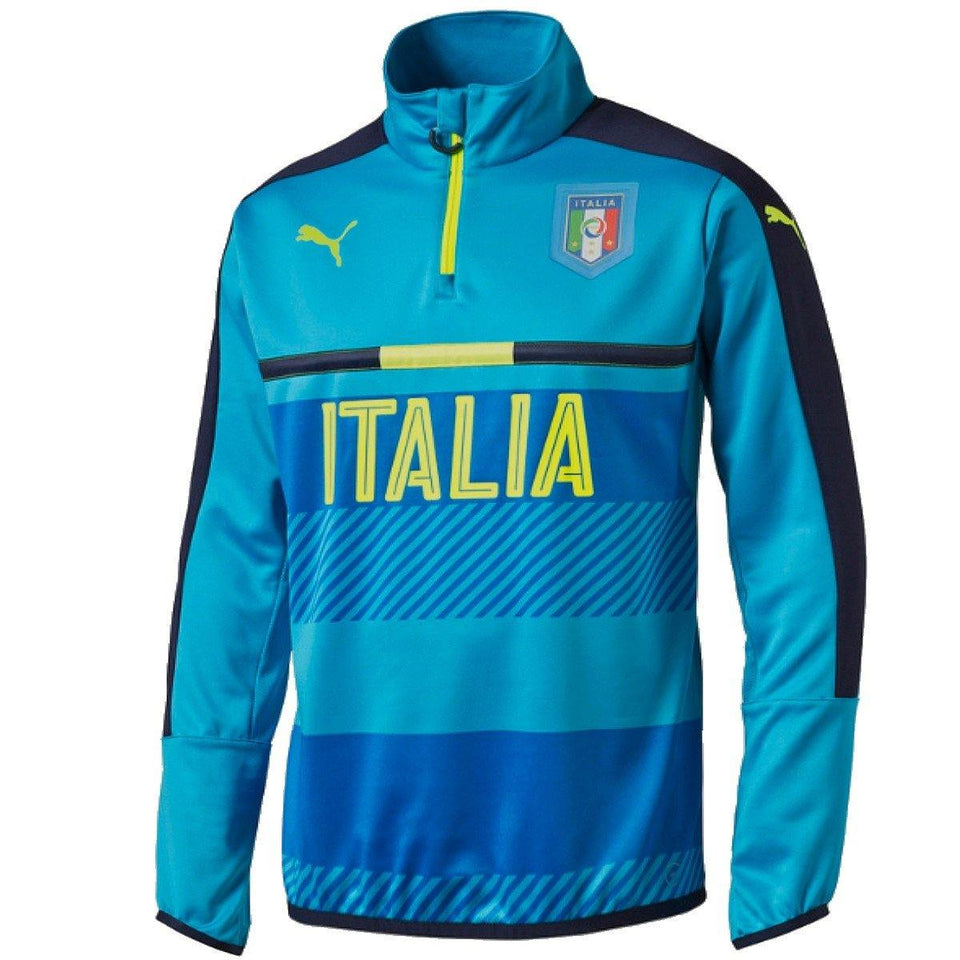 Italy Technical Training Soccer Tracksuit 2016/17 Light Blue - Puma - SoccerTracksuits.com