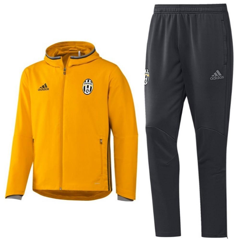 Juventus Presentation Soccer Tracksuit 2016/17 - Adidas - SoccerTracksuits.com