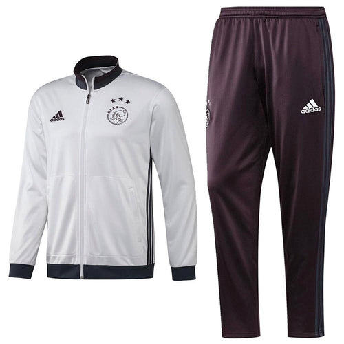 Ajax Amsterdam Training Soccer Tracksuit 2016/17 White - Adidas - SoccerTracksuits.com