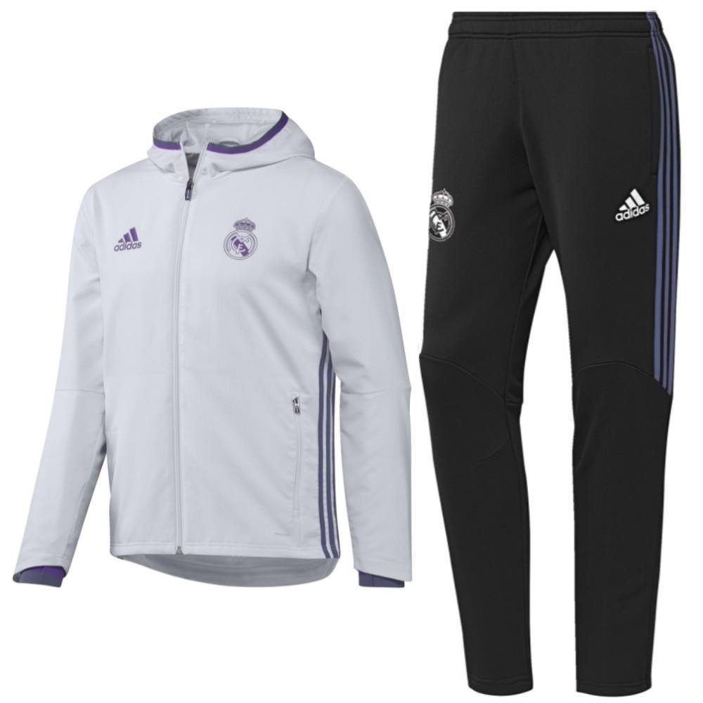 Real Madrid Presentation Soccer Tracksuit 2016/17 - Adidas - SoccerTracksuits.com