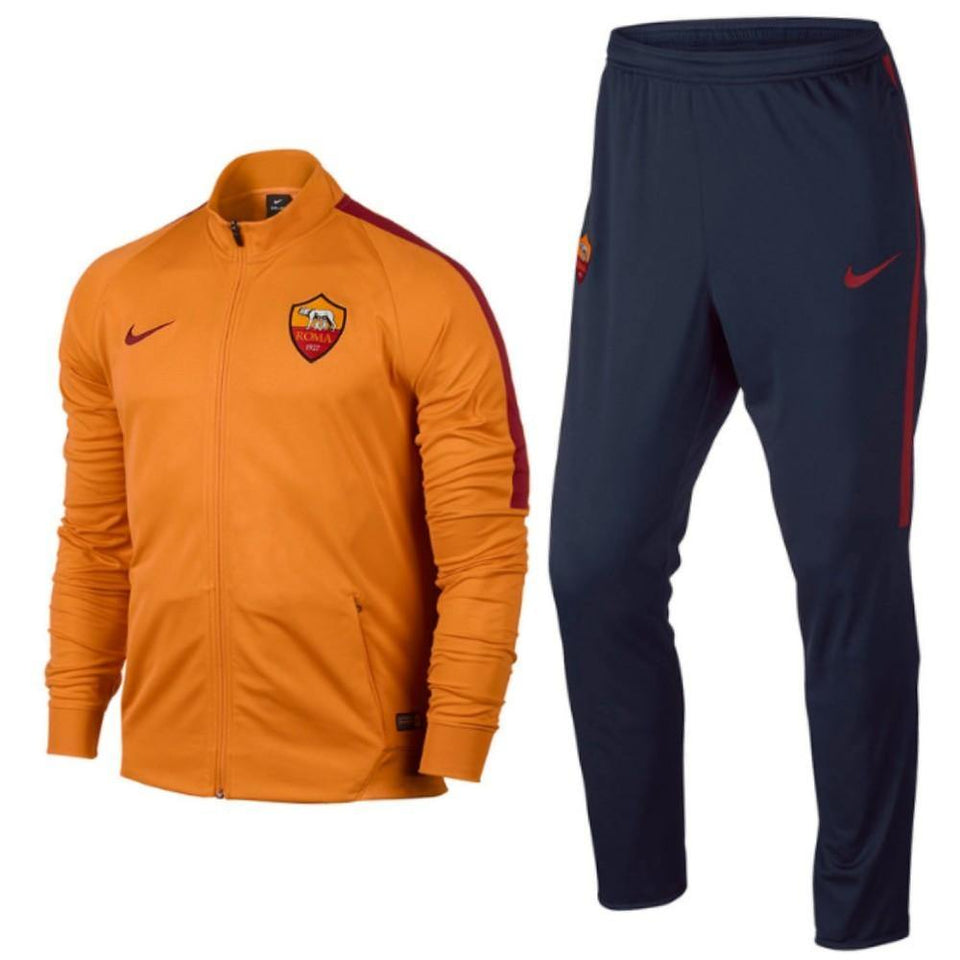 As Roma Training Presentation Soccer Tracksuit 2016/17 - Nike - SoccerTracksuits.com