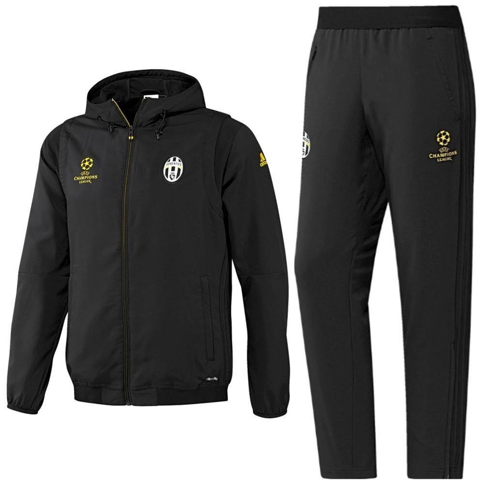 Juventus Champions League Presentation Soccer Tracksuit 2016/17 - Adidas - SoccerTracksuits.com