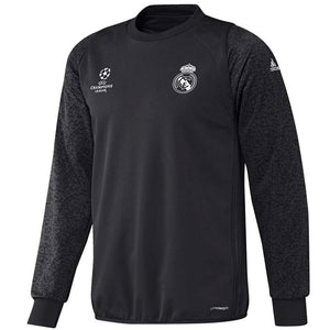 Real Madrid Ucl Sweat Training Soccer Tracksuit 2016/17 Carbon - Adidas - SoccerTracksuits.com