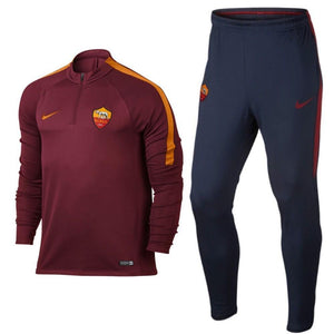 As Roma Training Technical Soccer Tracksuit 2017 - Nike - SoccerTracksuits.com