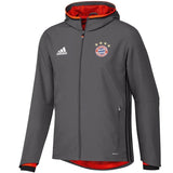 Bayern Munich Grey Presentation Soccer Tracksuit 2017 - Adidas - SoccerTracksuits.com