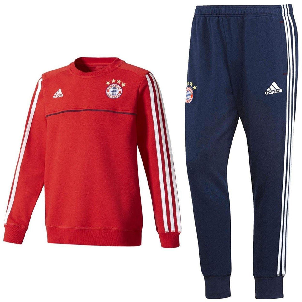 Bayern Munich Training Sweat Soccer Tracksuit 2017/18 - Adidas - SoccerTracksuits.com