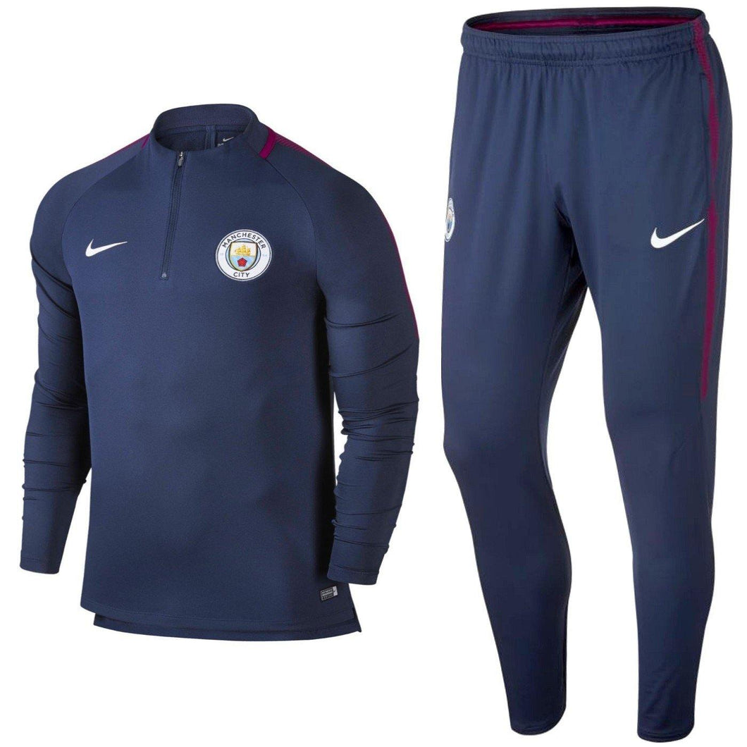 Manchester City Fc Training Technical Soccer Tracksuit 2017/18 - Nike - SoccerTracksuits.com