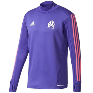 Olympique Marseille Violet Eu Training Tech Soccer Tracksuit 2017/18 - Adidas - SoccerTracksuits.com