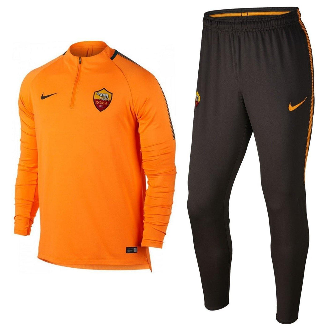 As Roma Ucl Training Technical Soccer Tracksuit 2017/18 - Nike - SoccerTracksuits.com