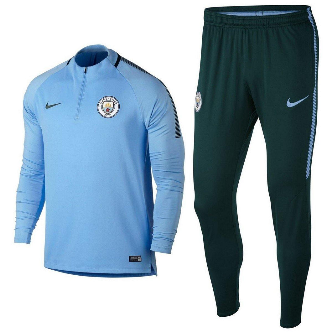 Manchester City Ucl Training Technical Soccer Tracksuit 2017/18 - Nike - SoccerTracksuits.com