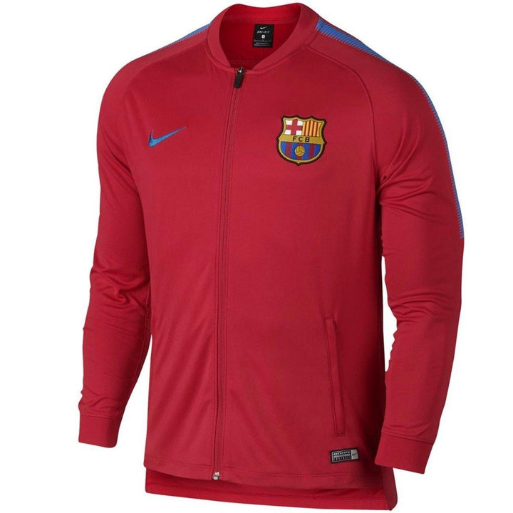 Fc Barcelona Red Training Presentation Soccer Tracksuit 2017/18 - Nike
