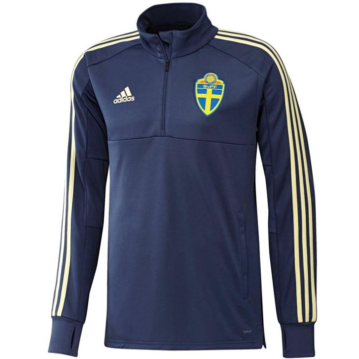 Sweden Technical Training Soccer Tracksuit 2018/19 Navy - Adidas