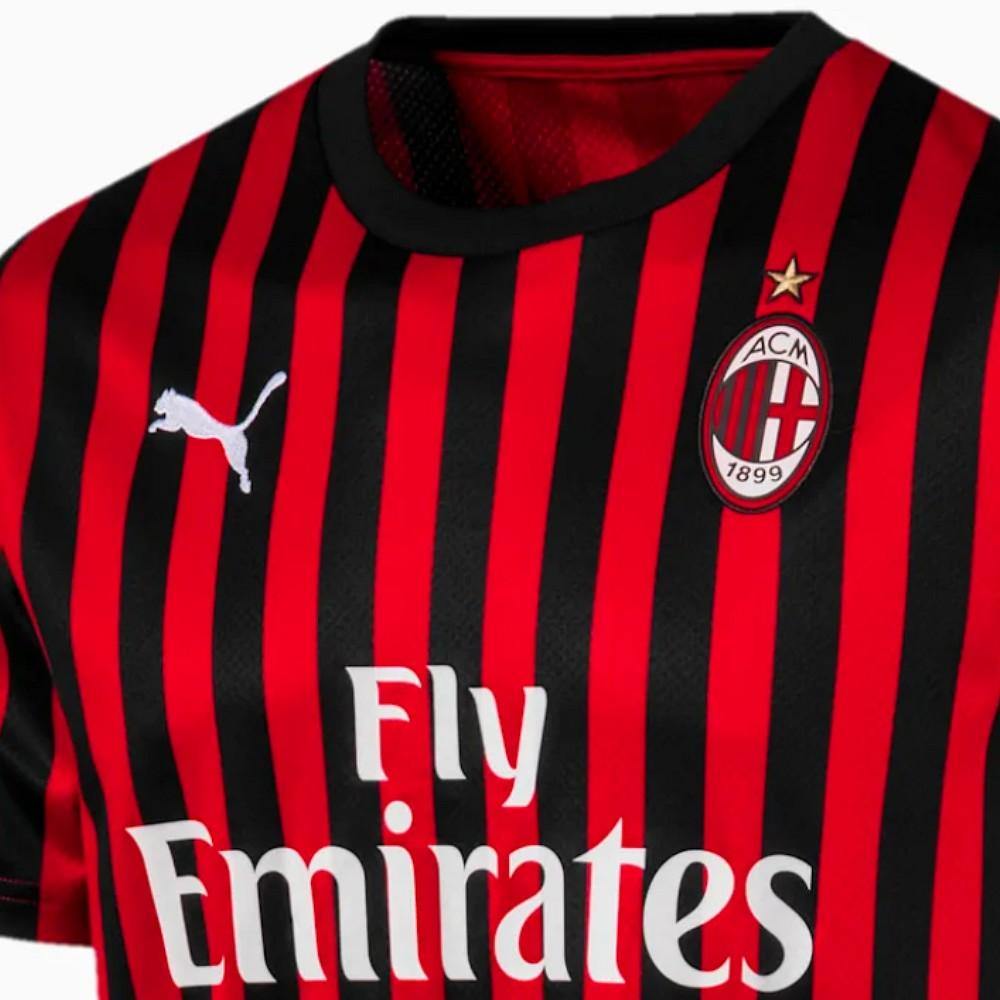 2019/20 AC Milan Home Football Shirt / Old Official Puma Soccer Jersey