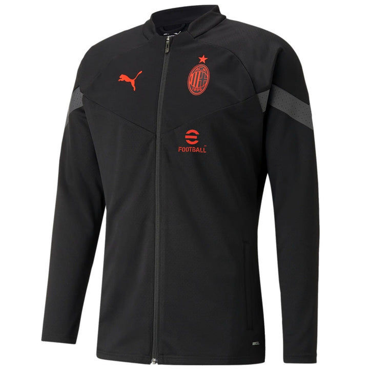AC Milan soccer black training bench tracksuit 2022/23 - Puma