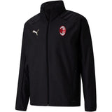AC Milan soccer black training rain jacket 2020/21 - Puma
