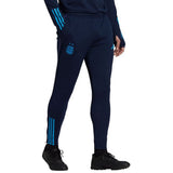Men's Adidas Argentina training tracksuit 2022 featuring blue and navy colors with emblem