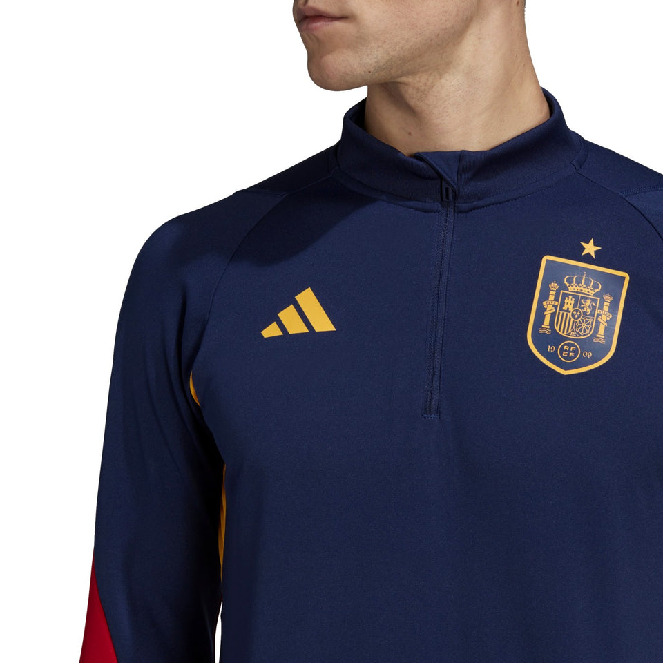 Adidas Spain training tracksuit navy 2022 featuring a stylish design and comfortable fit for athletes