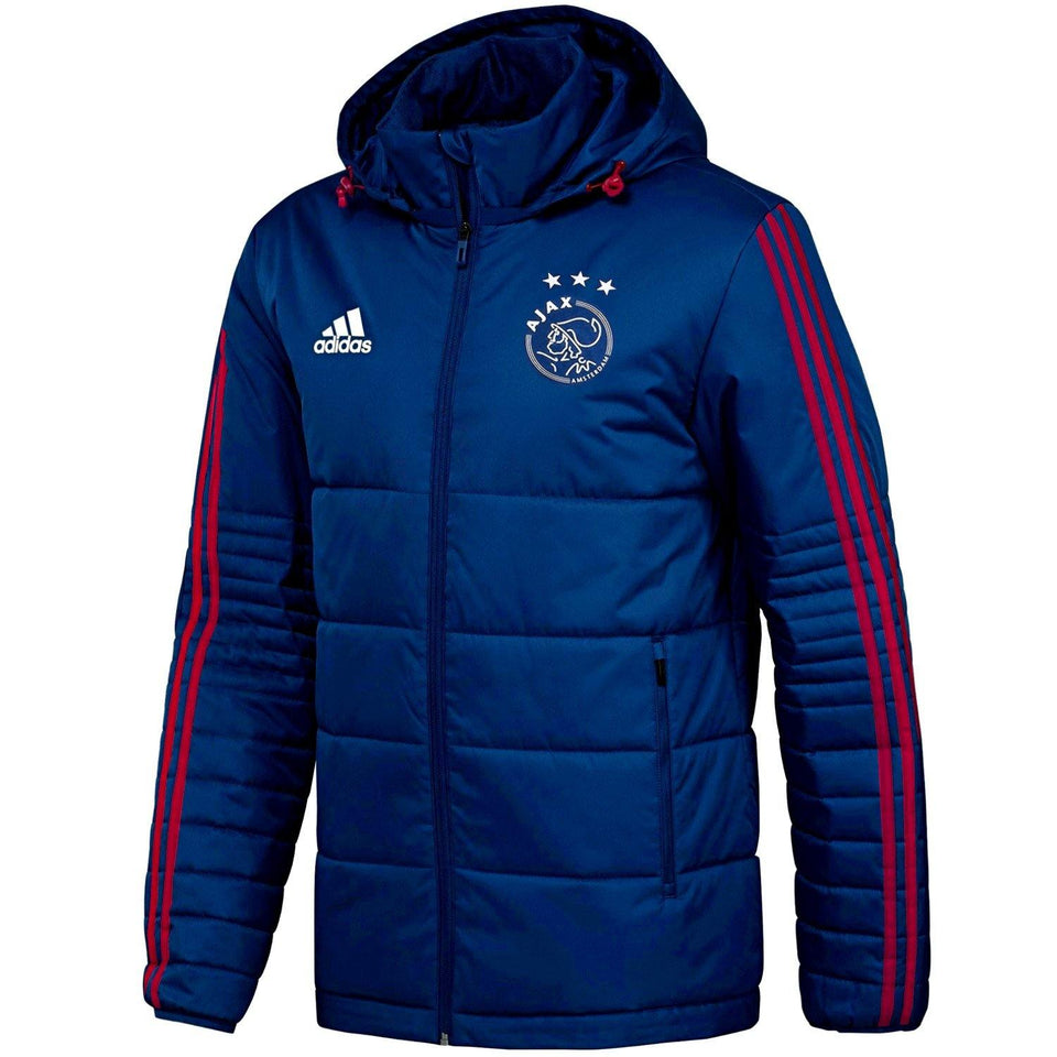 Ajax winter training bench soccer jacket 2018 - Adidas - SoccerTracksuits.com