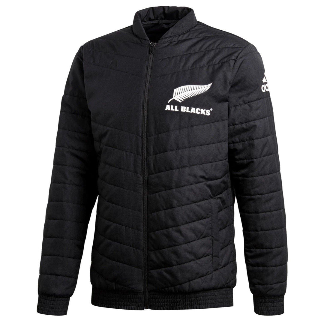 All Blacks New Zealand rugby black light bomber jacket 2019/20 - Adidas - SoccerTracksuits.com