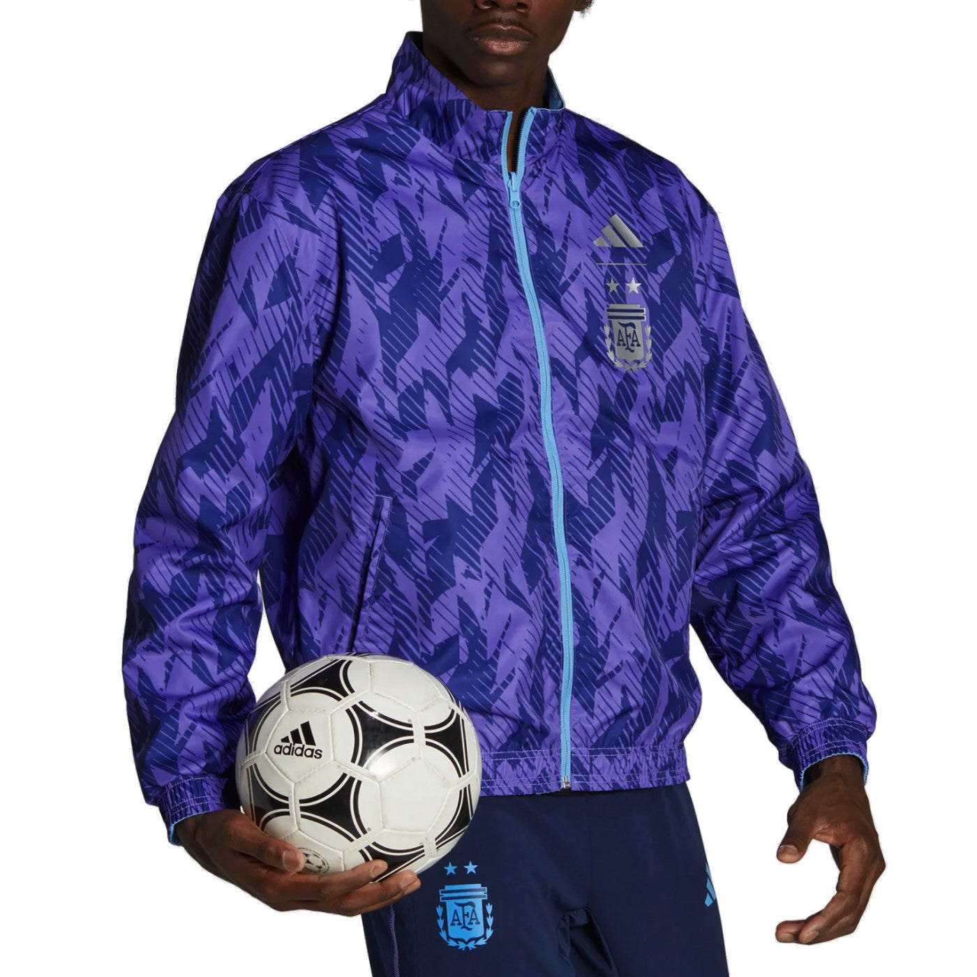 Soccer Tracksuits Argentina Casual 3S Presentation Soccer Tracksuit 2022/23 Adidas Men's 2Extralarge / Men's Large