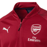Arsenal soccer red/navy Pro presentation tracksuit 2019 - Puma - SoccerTracksuits.com
