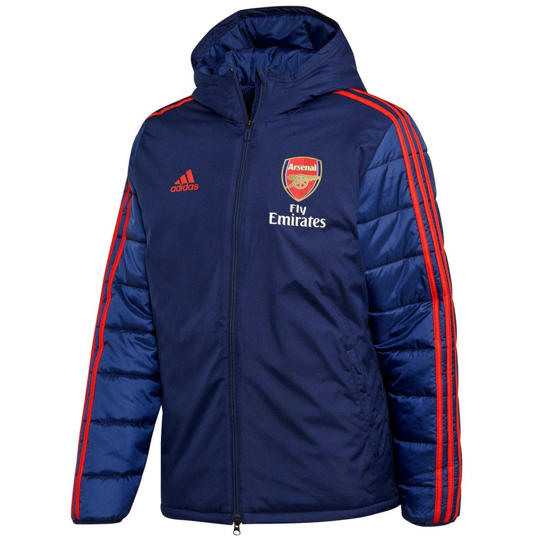 Arsenal winter training bench soccer jacket 2019/20 - Adidas - SoccerTracksuits.com
