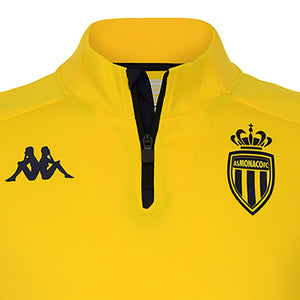 AS Monaco yellow training technical Soccer tracksuit 2021/22 - Kappa