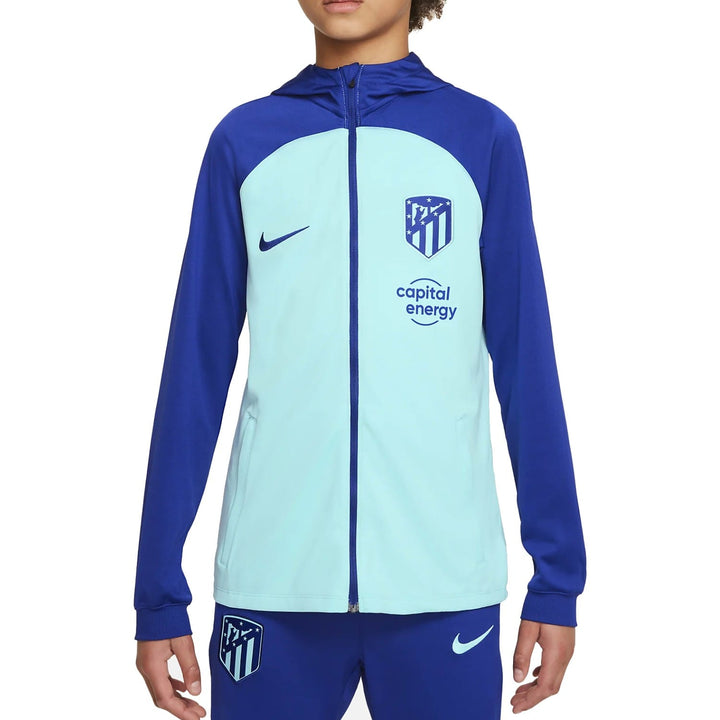 Kids - Atletico Madrid hooded presentation Soccer tracksuit 2022/23 - Nike