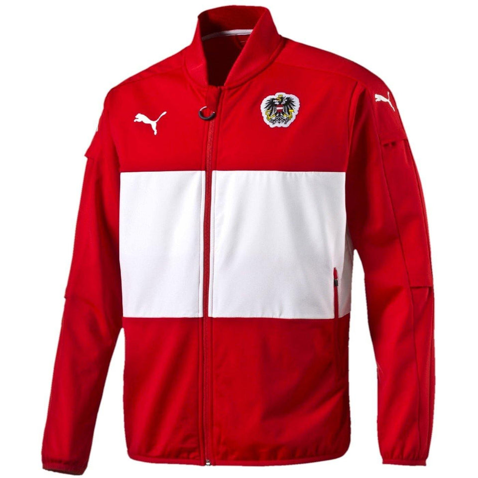 Austria national team presentation Soccer jacket 2016/17 - Puma - SoccerTracksuits.com