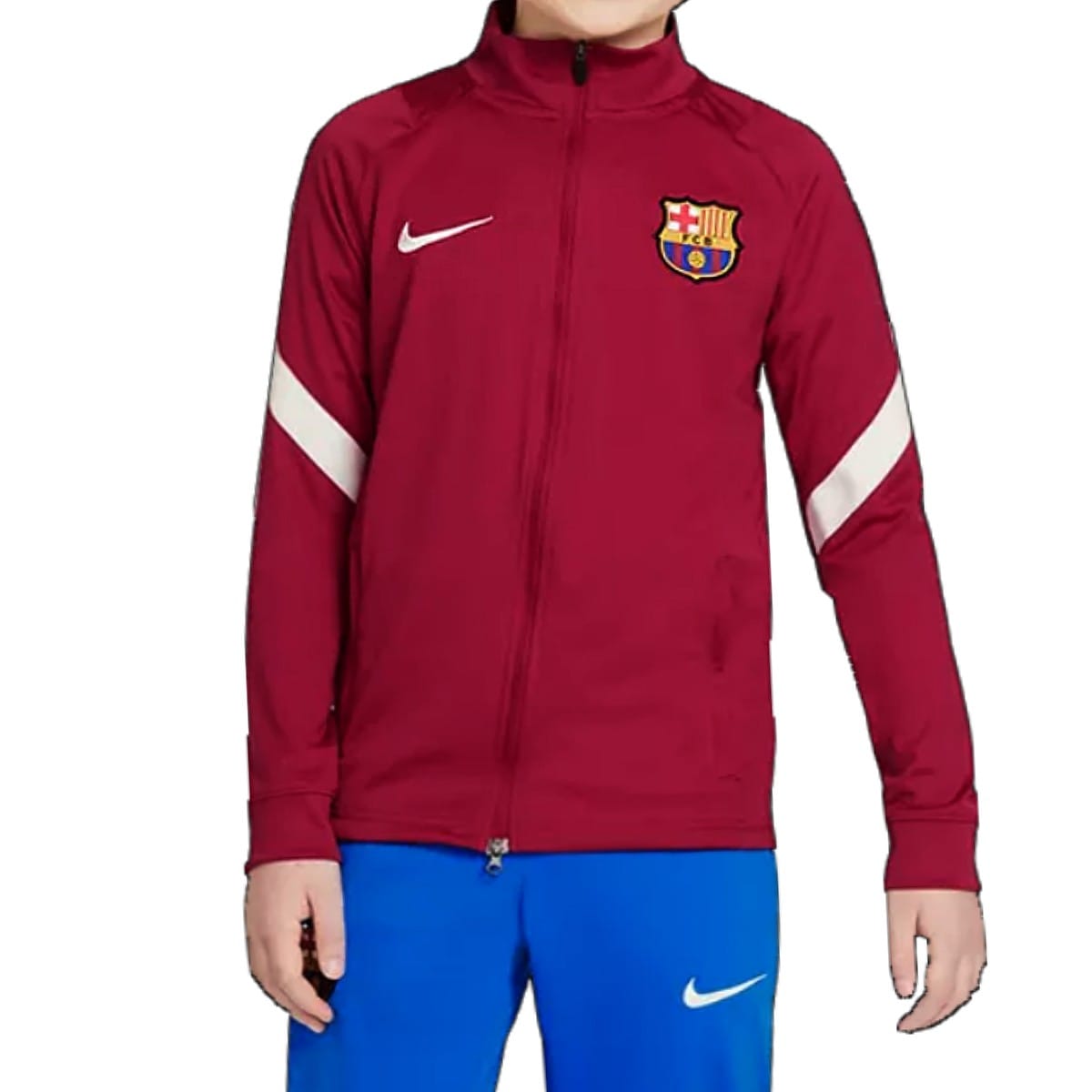 Kids - FC Barcelona presentation Soccer tracksuit 2021/22 - Nike