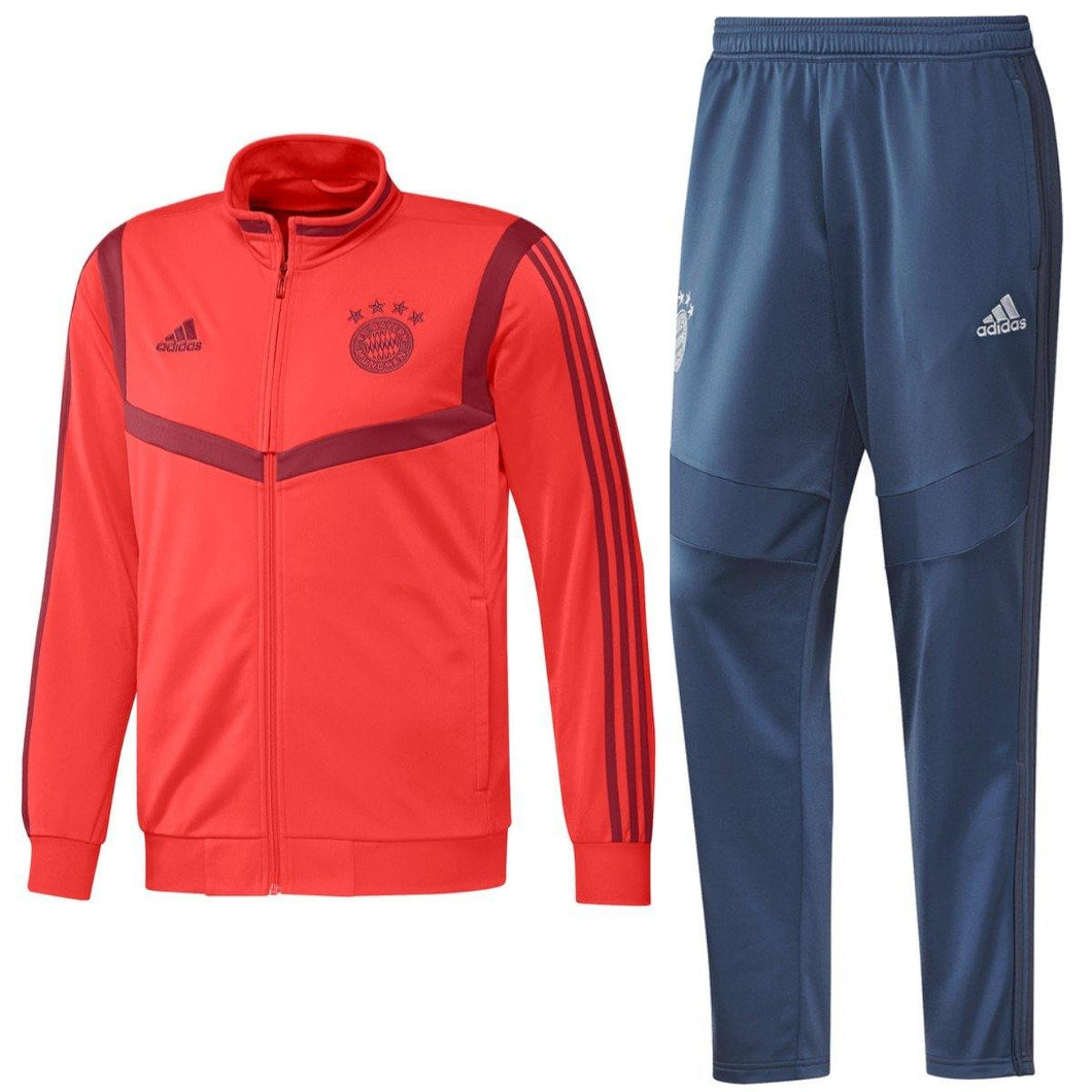 Bayern Munich training bench Soccer tracksuit 2019/20 - Adidas - SoccerTracksuits.com