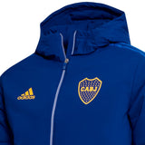 Boca Juniors soccer winter training bench jacket 2022 - Adidas