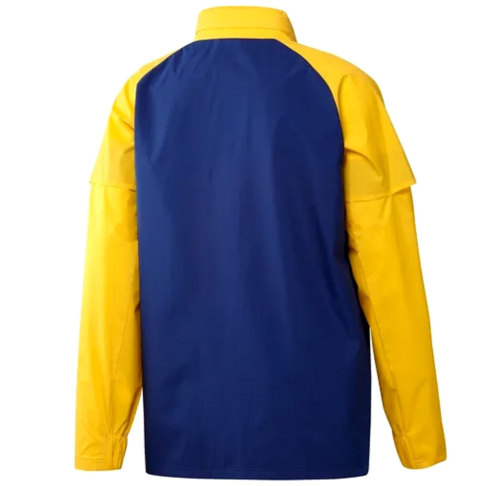Boca Juniors soccer training rain jacket 2022 - Adidas