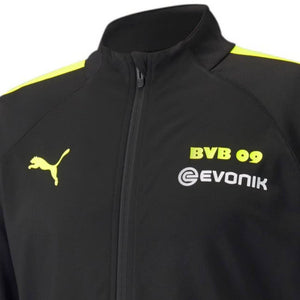 BVB Borussia Dortmund black training bench tracksuit 2021/22 - Puma