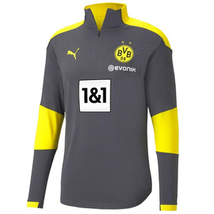 BVB Borussia Dortmund grey training technical tracksuit 2020/21 - Puma - SoccerTracksuits.com