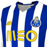 FC Porto Home soccer jersey 2021 featuring blue and white stripes with club logo and sponsor design